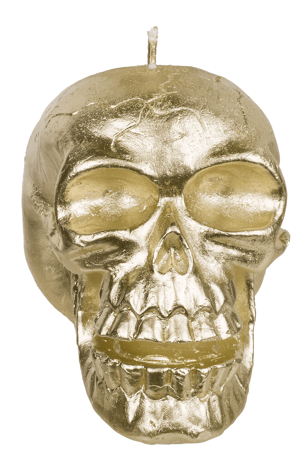 Candle, skull, ca. 12 x 7,5 x 8,5 cm,