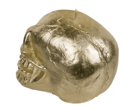 Candle, skull, ca. 12 x 7,5 x 8,5 cm,