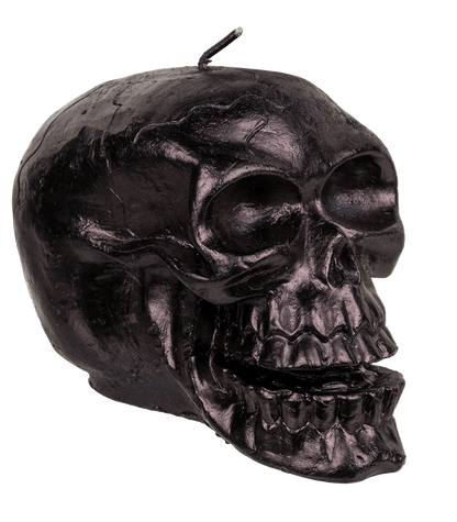 Candle, skull, ca. 12 x 7,5 x 8,5 cm,