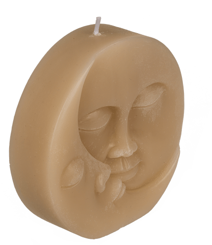 Candle, sun & moon, ca. 10 x 3 cm,