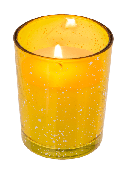 Candle in glass, Summertime, ca. 5,5 x 6,5 cm,