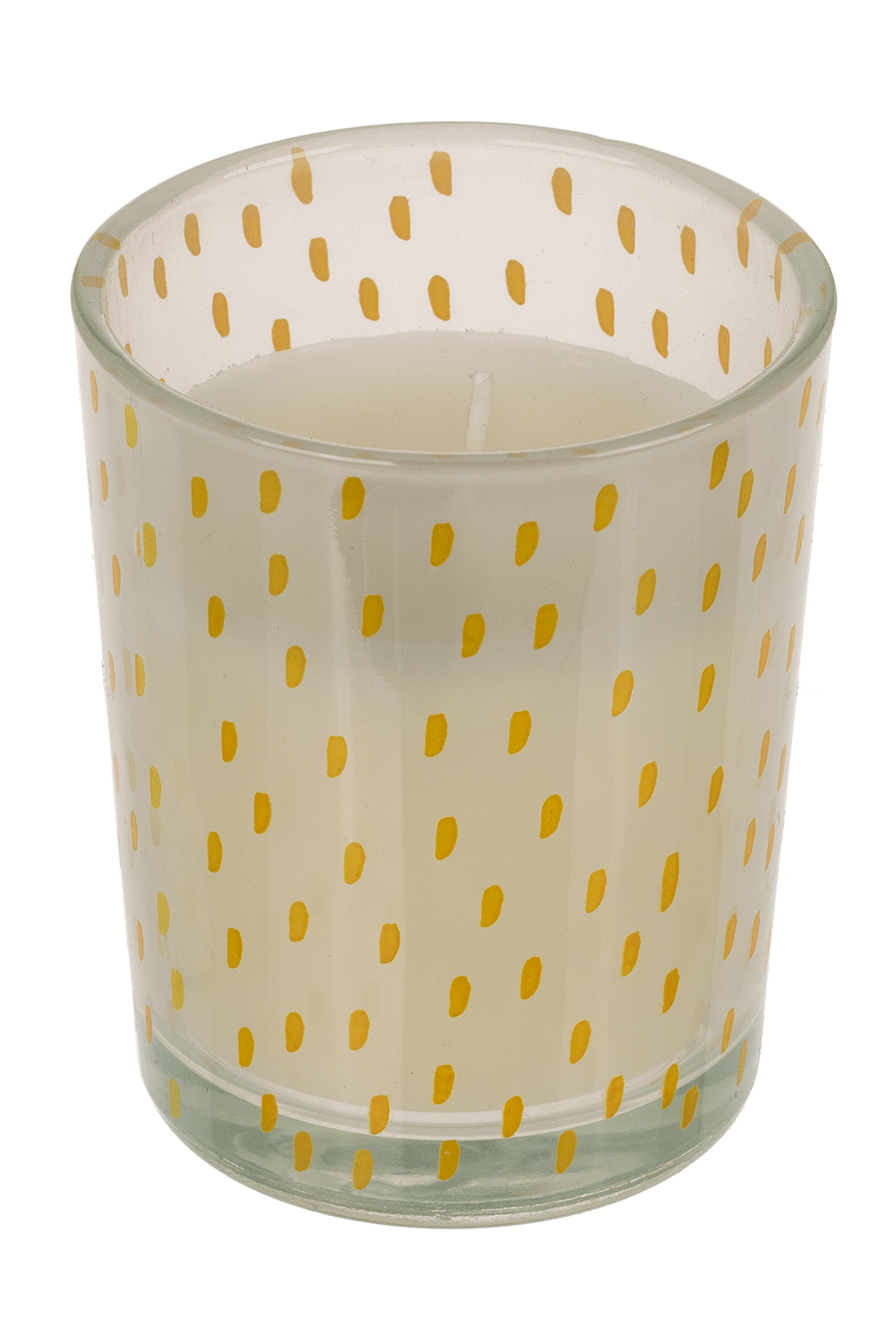 Candle in glass, Summertime, ca. 5,5 x 6,5 cm,