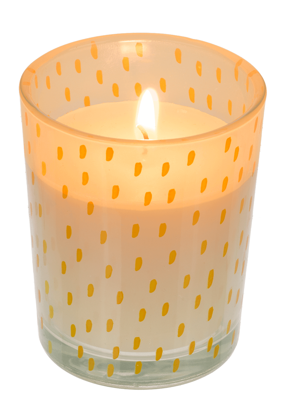 Candle in glass, Summertime, ca. 5,5 x 6,5 cm,