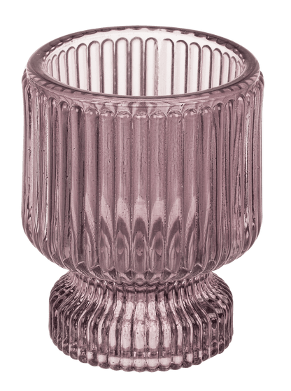 Glass tea light/candle holder, 2 in 1,