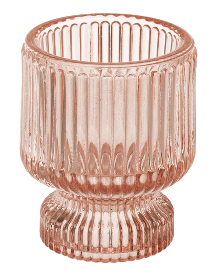 Glass tea light/candle holder, 2 in 1,