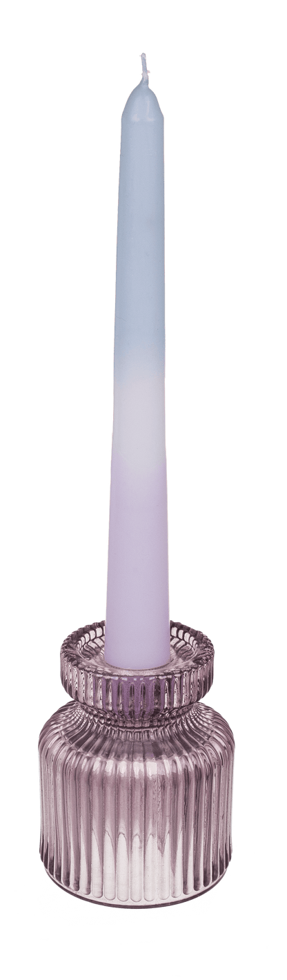 Glass tea light/candle holder, 2 in 1,