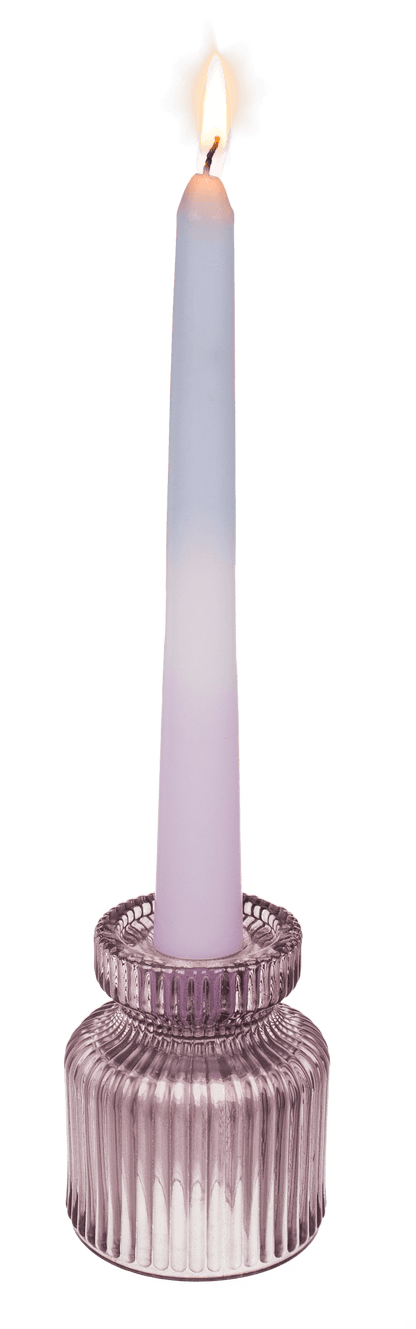 Glass tea light/candle holder, 2 in 1,