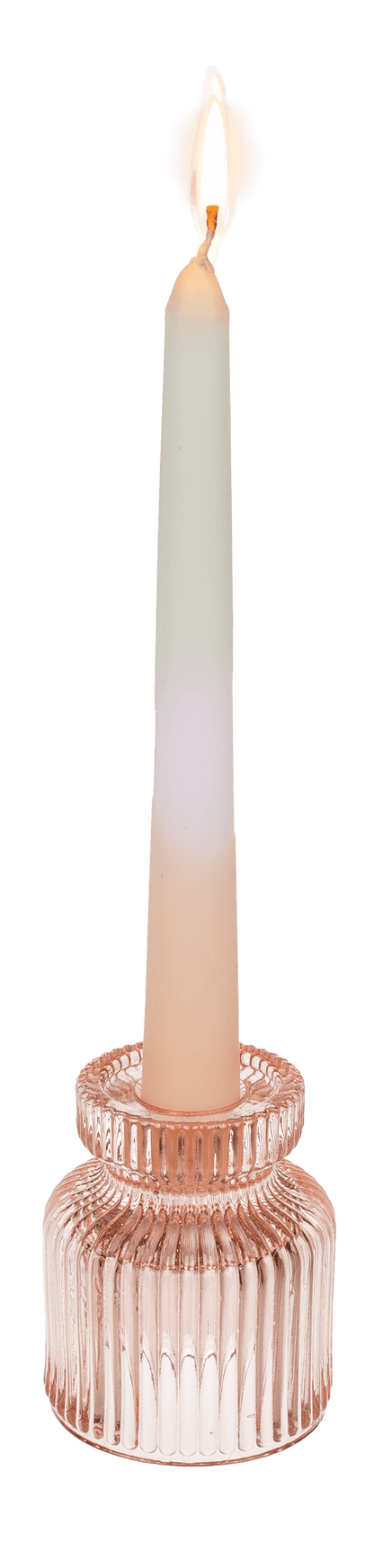 Glass tea light/candle holder, 2 in 1,