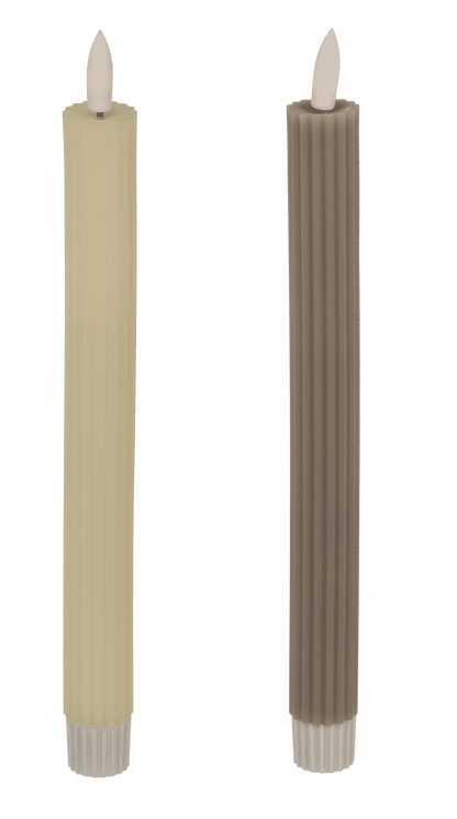 LED stick candle made of real wax,