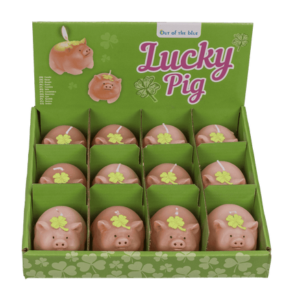 Bougie, Cochon avec trèfle,