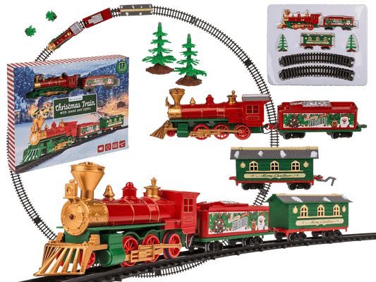 Xmas-train, Incl. rail circuit,