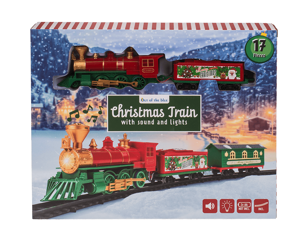 Xmas-train, Incl. rail circuit,