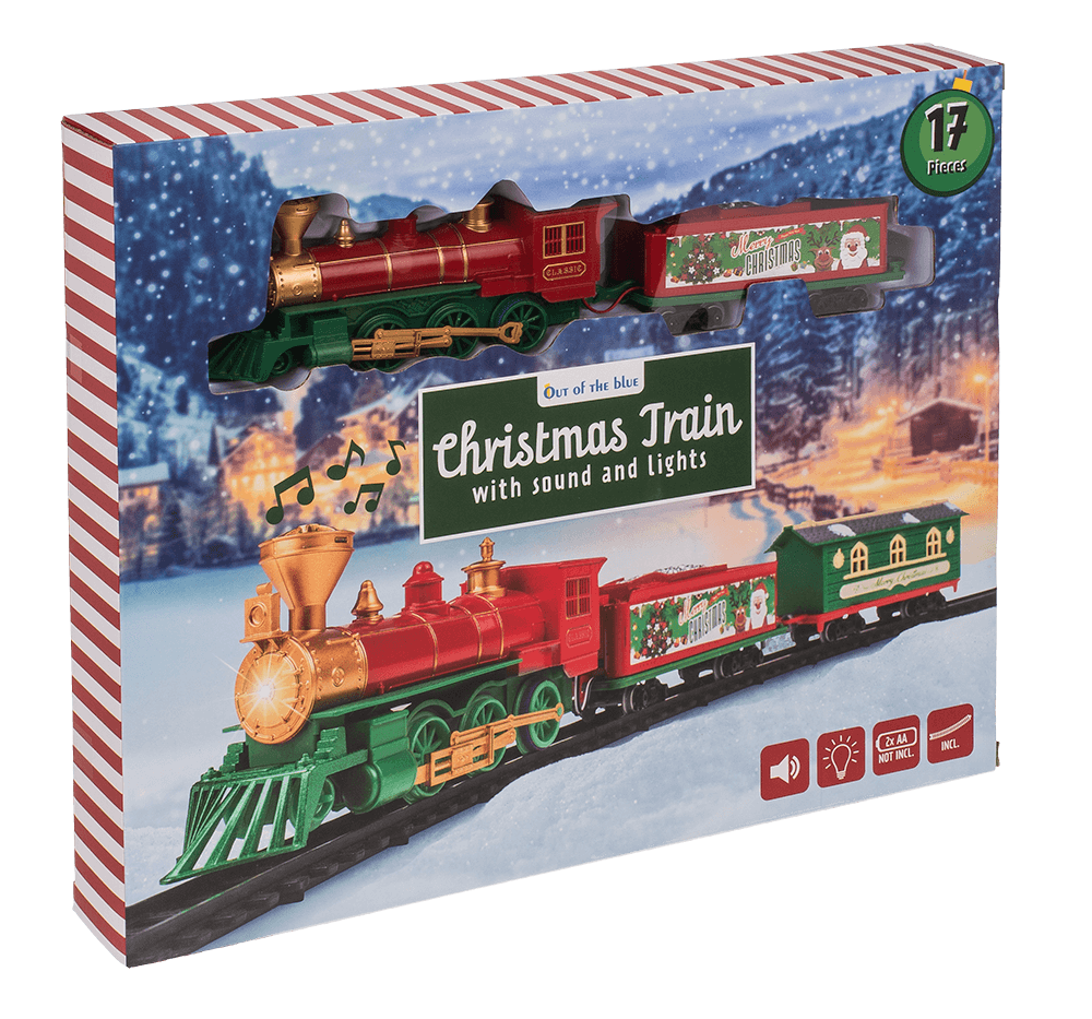 Xmas-train, Incl. rail circuit,