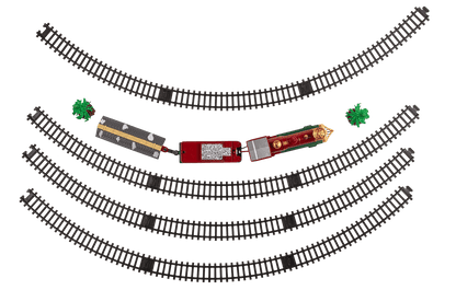 Xmas-train, Incl. rail circuit,