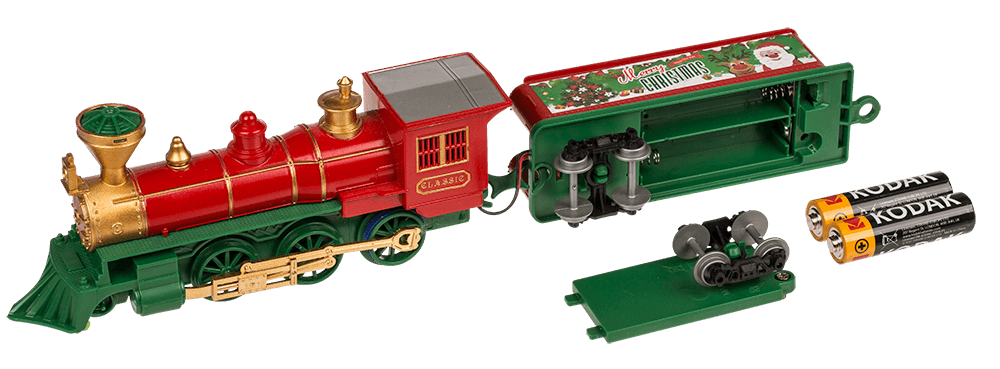 Xmas-train, Incl. rail circuit,