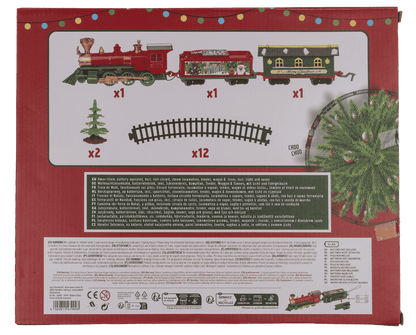 Xmas-train, Incl. rail circuit,
