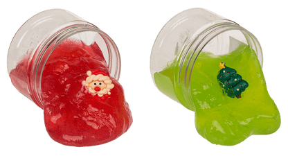 Glitter crystal modelling slime, Xmas, 130 g,