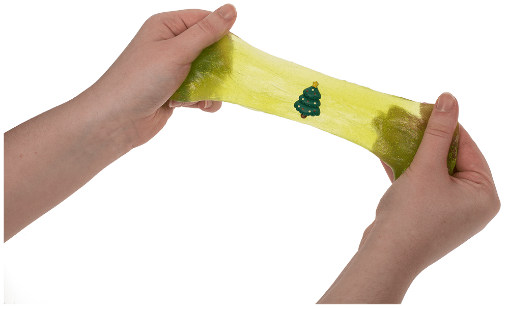 Glitter crystal modelling slime, Xmas, 130 g,