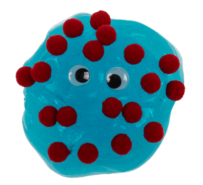 Glitter crystal modelling slime, Xmas Party,