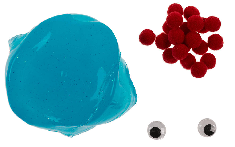 Glitter crystal modelling slime, Xmas Party,