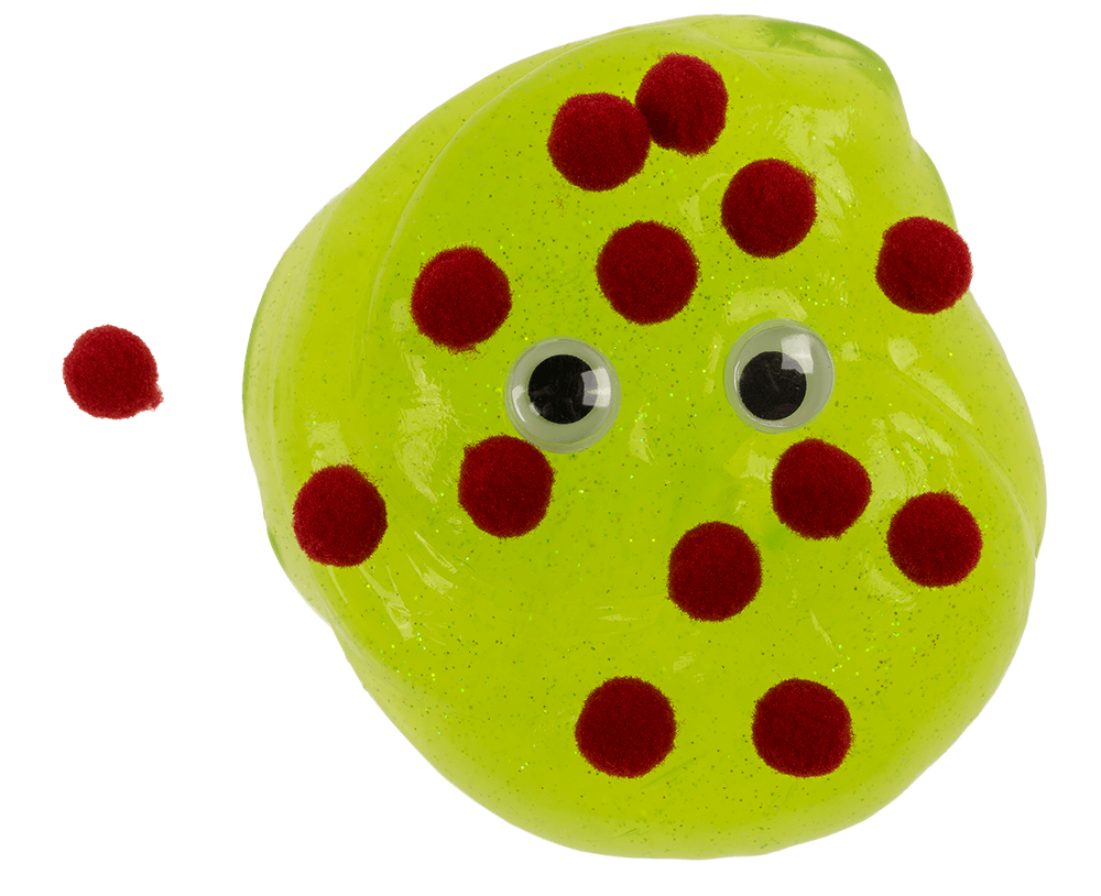 Glitter crystal modelling slime, Xmas Party,