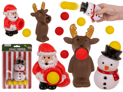 Xmas Poppers, 12 x 8cm, 3 assorted designs