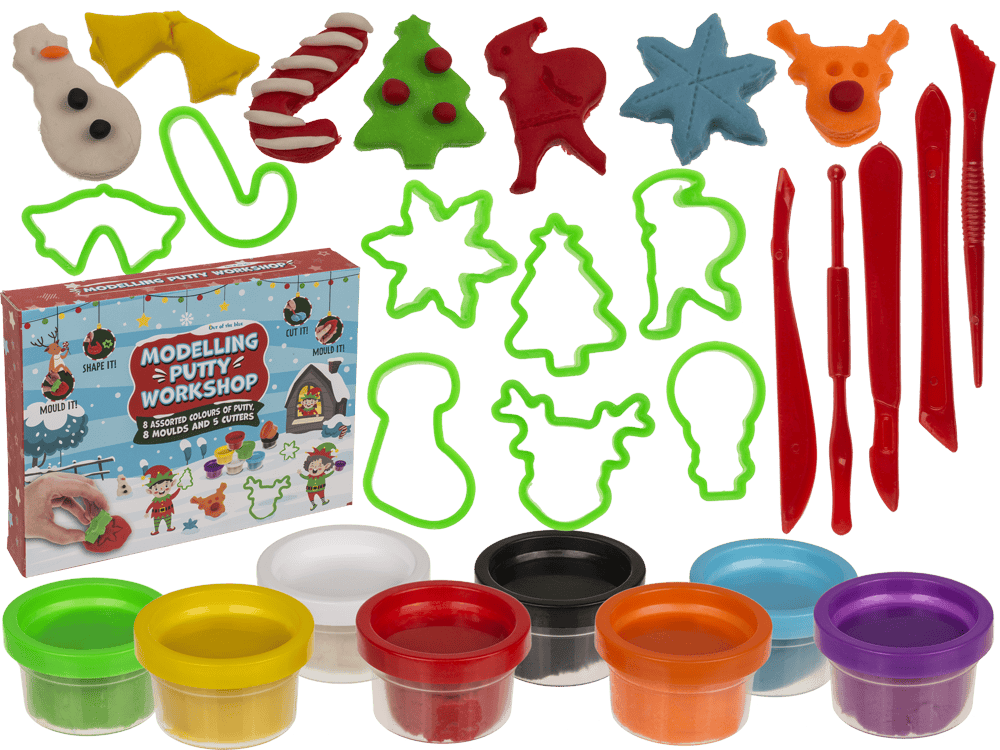 Christmas modelling workshop, 21 pcs.