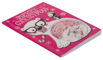 Gift card with ball game , Xmas,