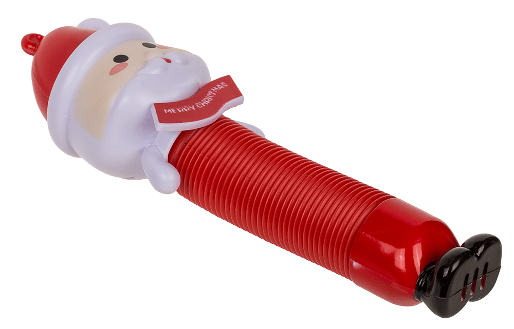 Stretch tube, Santa, with LED, incl. 3 x LR41