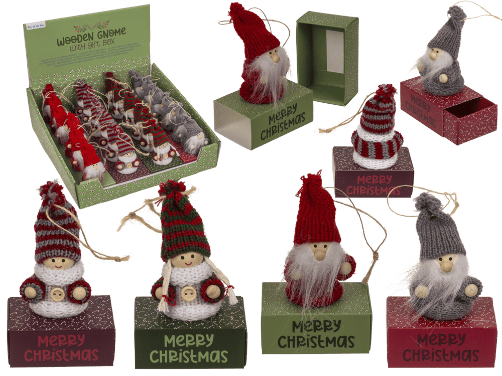 Wooden figurine with fabric cover,