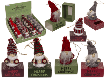 Wooden figurine with fabric cover,