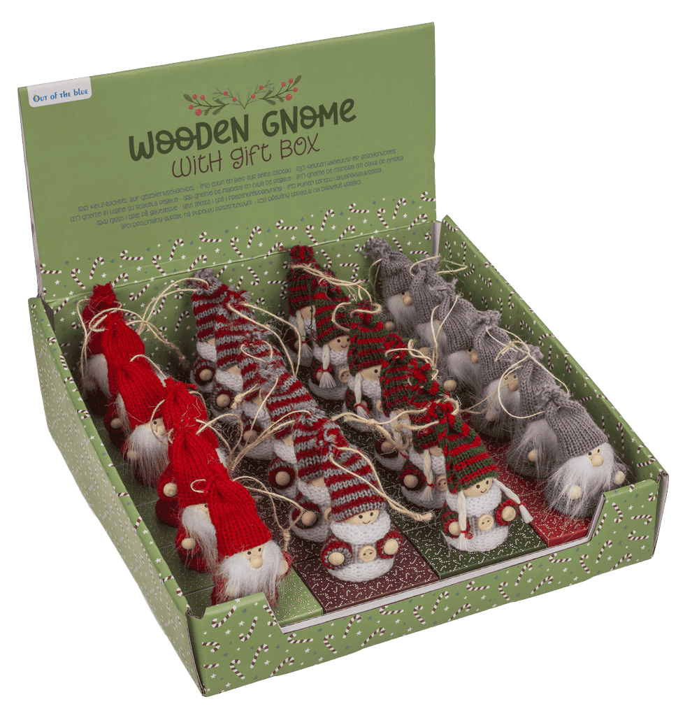 Wooden figurine with fabric cover,