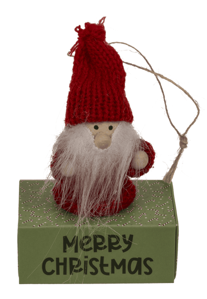 Wooden figurine with fabric cover,