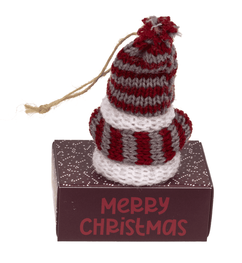 Wooden figurine with fabric cover,