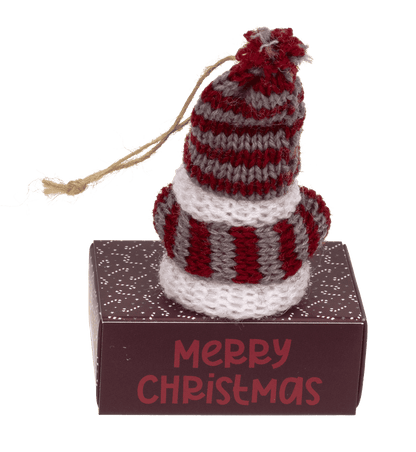 Wooden figurine with fabric cover,