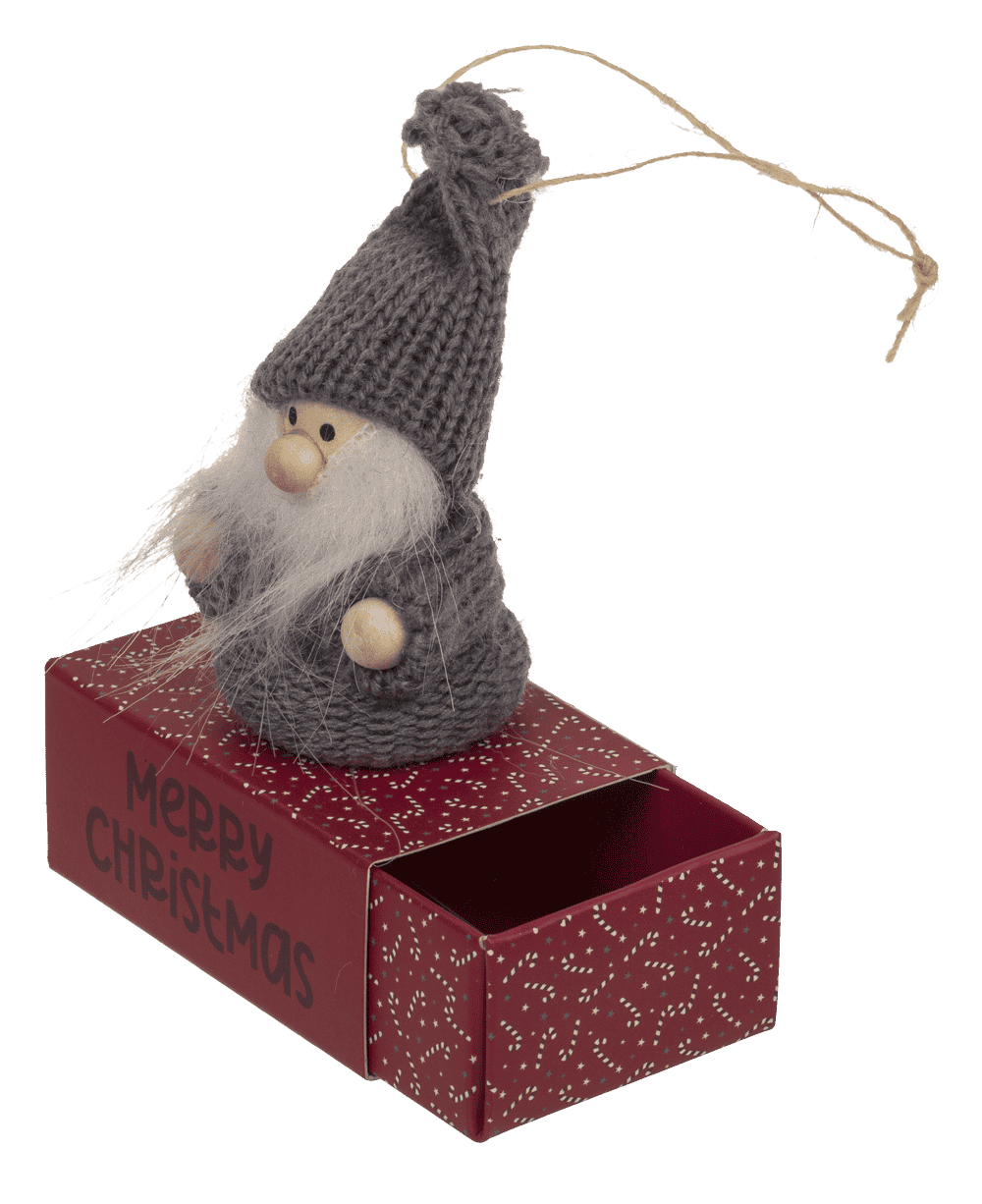 Wooden figurine with fabric cover,