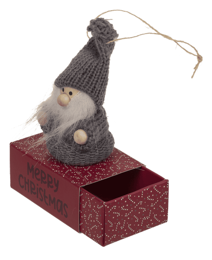 Wooden figurine with fabric cover,