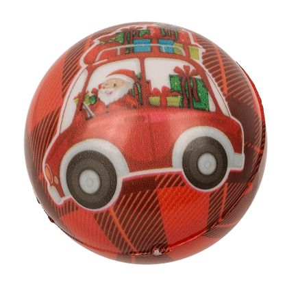 Squeeze ball, Santa's Crew, 6 cm, 4 assorted,