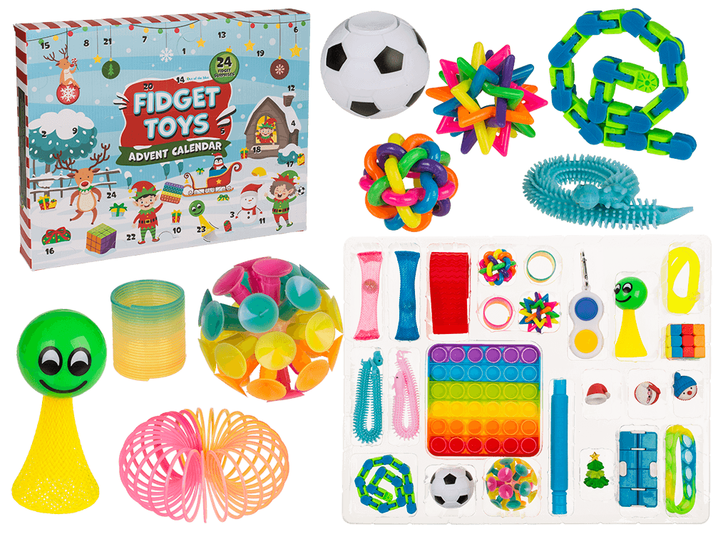 Fidget Toy Advent Calendar, 24 different toys,