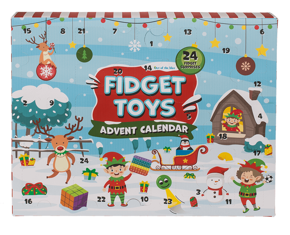 Fidget Toy Advent Calendar, 24 different toys,