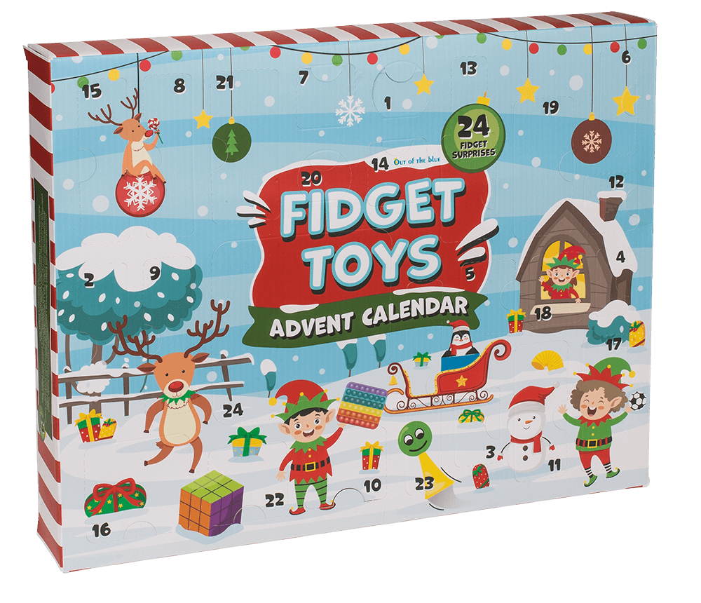 Fidget Toy Advent Calendar, 24 different toys,