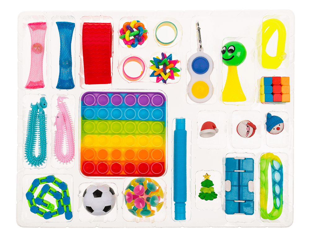 Fidget Toy Advent Calendar, 24 different toys,