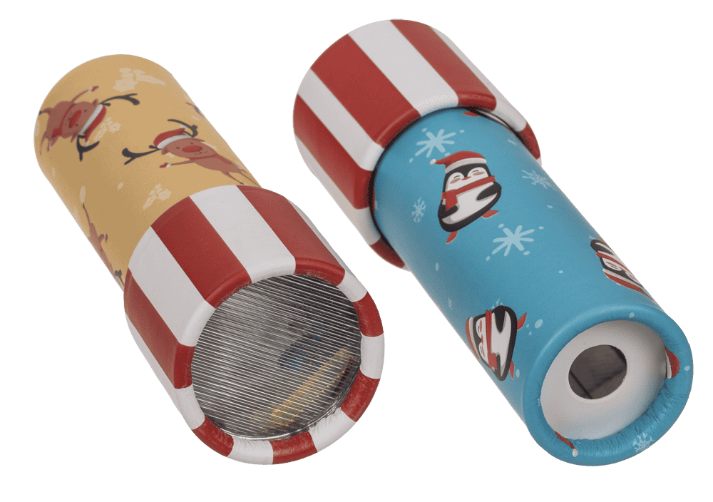 Christmas kaleidoscope, 13 x 4 cm, 4 assorted,