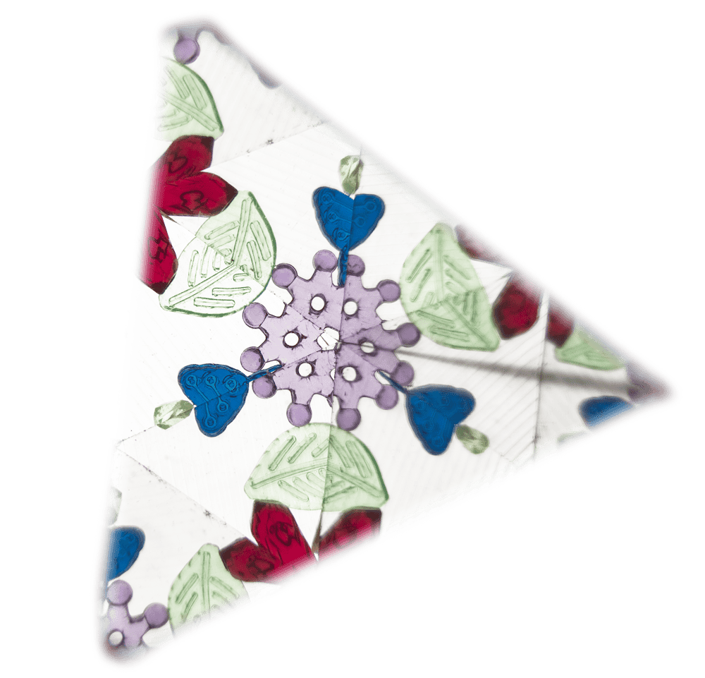 Christmas kaleidoscope, 13 x 4 cm, 4 assorted,