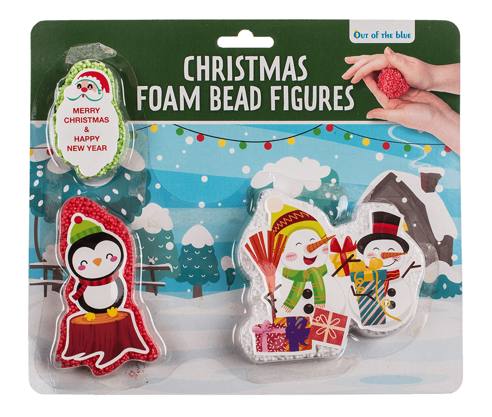 Christmas foam putty, set of 4,