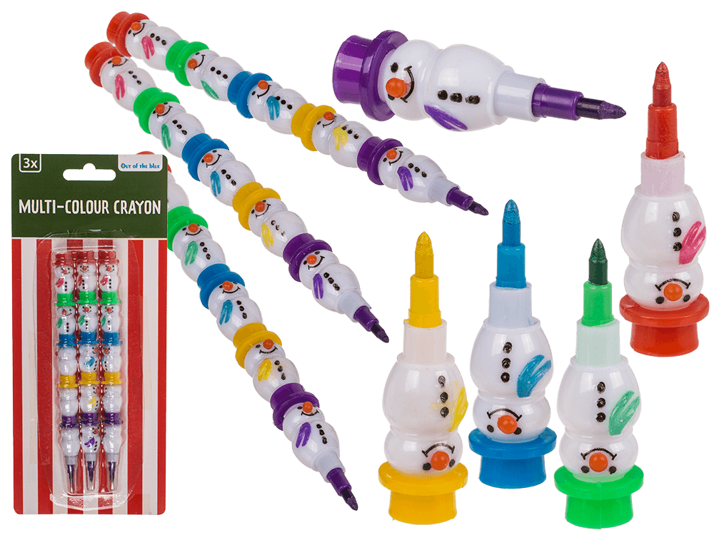 Multi colour pencil, 5 parts,13 cm,