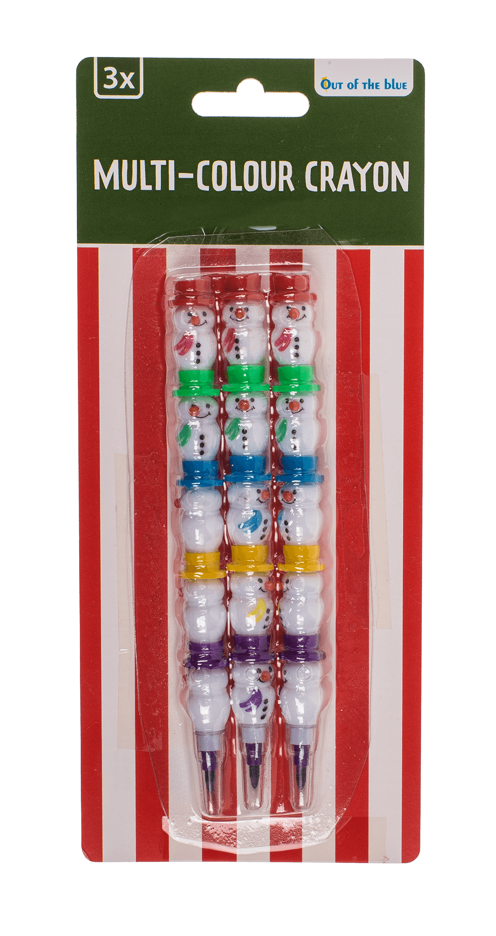 Multi colour pencil, 5 parts,13 cm,