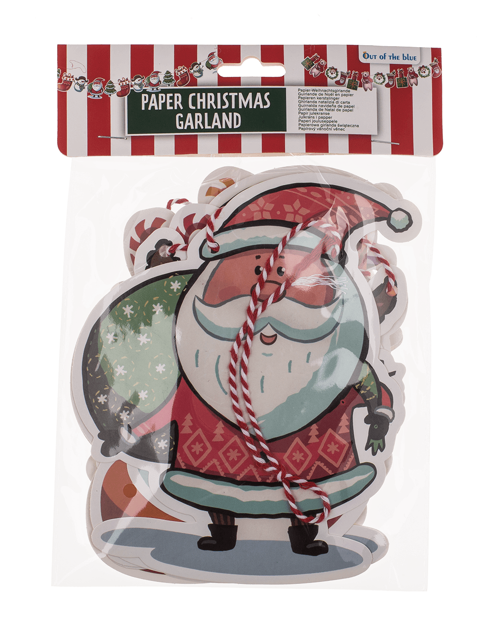 Paper Christmas garlands, motifs 26 x 17cm,