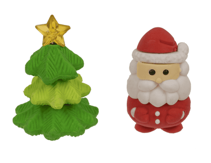 Christmas erasers "Collectibles", set of 5,