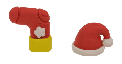 Christmas erasers "Collectibles", set of 5,